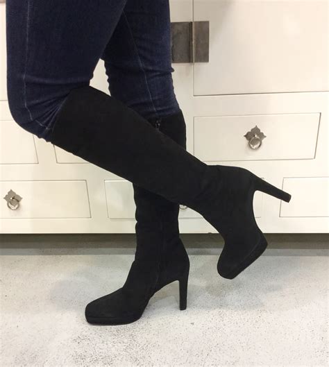 tall black gucci boots|Gucci suede tall boots.